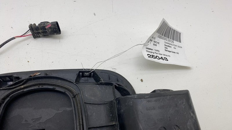 LJ8B10C714AA ⭕ 21-24 Ford Mustang Mach-E Charging Port Door Cover White - A3 LJ8B-10C714-AA