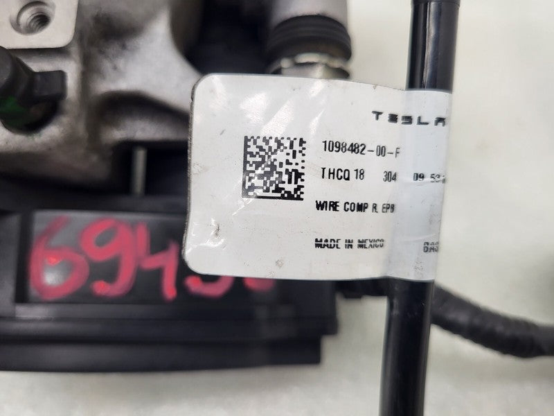 104462397F ⭕ 2017-2025 Tesla Model 3 Rear Left Caliper w/ Brake Line Hose BASE 1044623-97-F