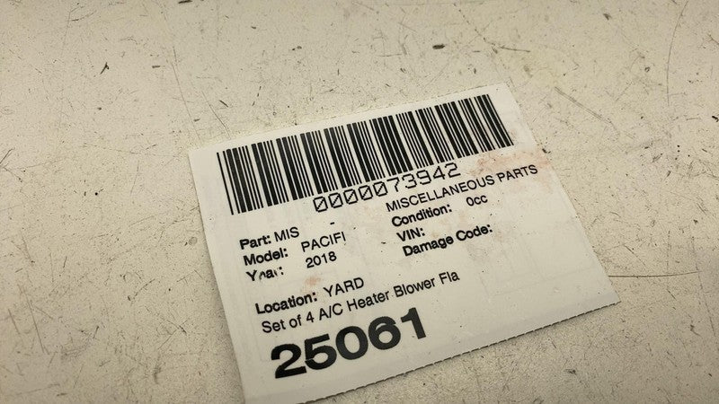 16478544 ⭕ 2017-2024 Pacifica Set of 4 A/C Heater Blower Flap Actuator 16478544/16478545