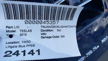 ⭕ 12-15 Tesla Model S Rear Liftgate Trunk Lid Tailgate Hatch Shell Blue - PPSB