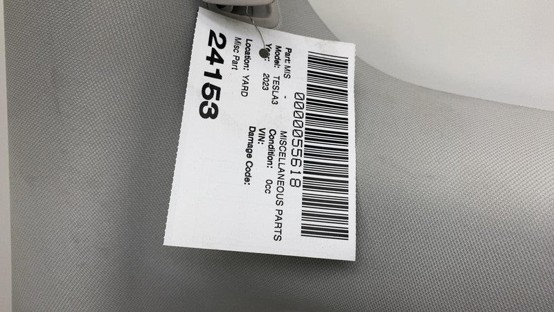 156761399D 2017-2023 Tesla Model 3 Panoramic Sunroof Ceiling Moon Roof Headliner Trim Assy