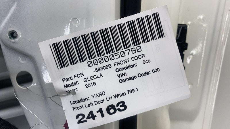 2016-2019 Mercedes-Benz GLE350 Front Driver Side Door Shell Panel Left White 799