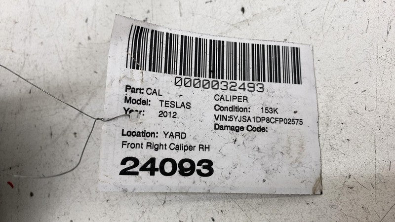 ⭕ 2012-2020 Tesla Model S Front Driver Side Caliper w/ Brake Hose Line