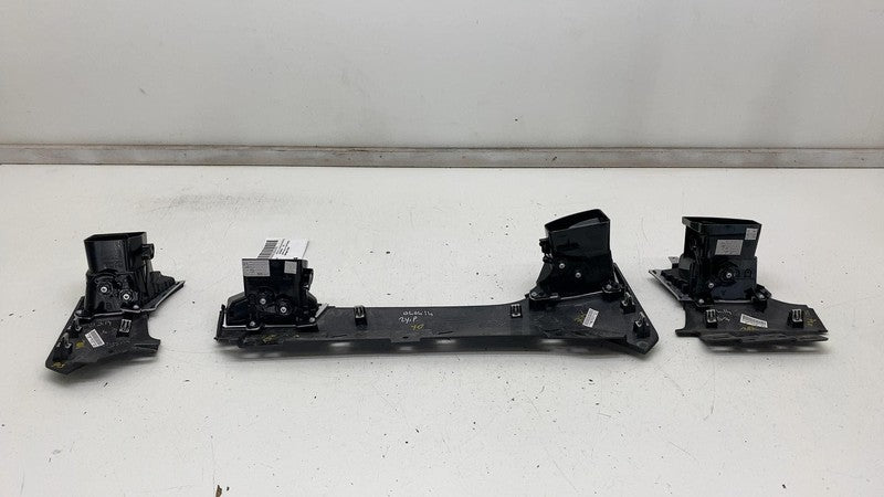 ⭕ 12-15 Model S Dash A/C Air Vent Outlet Dashboard Trim Panel SET 1004