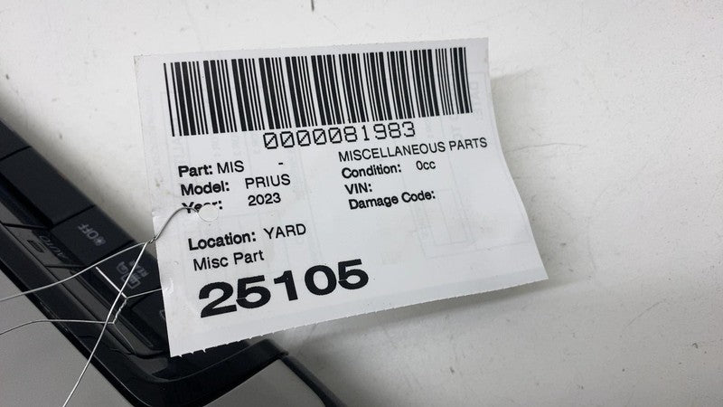 5543847060 ⭕ 23-25 Toyota Prius Dashboard Center A/C Air Vent Bezel Cover Trim 55438-47060