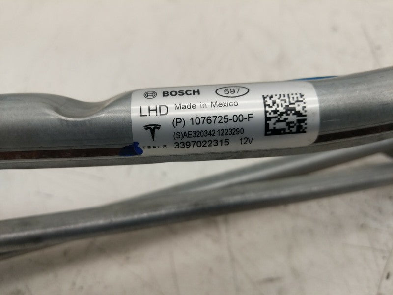 1076725 00 F ⭕ 2017-2022 Tesla Model 3 Front Windshield Wiper Linkage and Motor 1076725-00-F