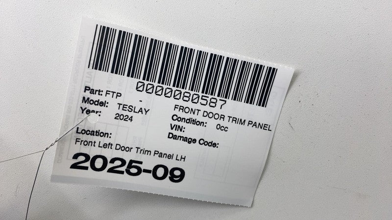 1697294-01-I ⭕ 20-24 Model Y Front Driver Side Door Panel Trim Card Cover Left 1697294-01-I