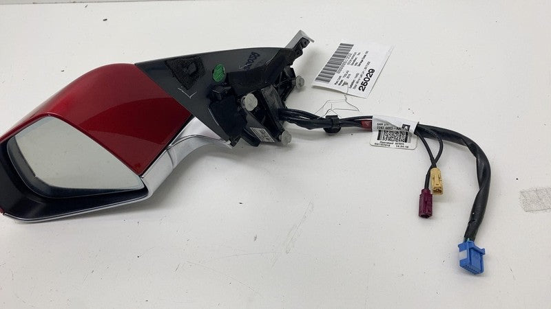 ⭕ 17-20 Model 3 Driver Side Exterior Rear View Door Mirror Left Red PP
