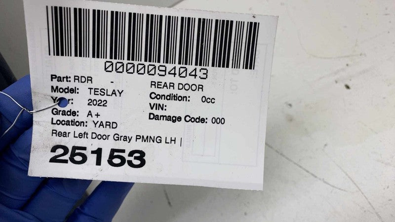 ⭕ 2020-2024 Tesla Model Y MY Rear Driver Side Door Shell Panel Left LH