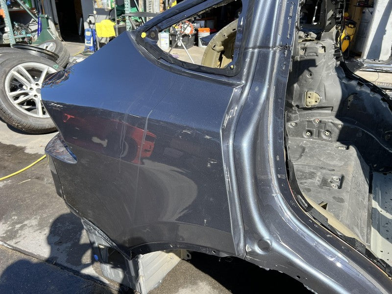 ⭕ 2016-2020 Tesla Model X MX Rear Left & Right Quarter Panel Cut Frame Gray PMNG
