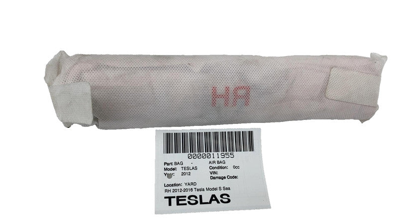 ⭕ 2012-2017 Tesla Model S MS Front Passenger Side Seat Airbag Right 1005258-00-B