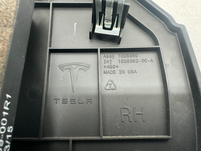 1028362 00 A ⭕ 12-20 Tesla Model S Front Instrument Panel Dash Side Cover Right 1028362-00-A