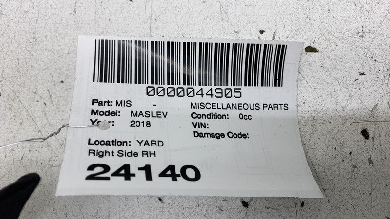 670040370 ⭕2017-2020 Maserati Levante Rear Right D-Pillar Upper Trim Cover Panel 670040370