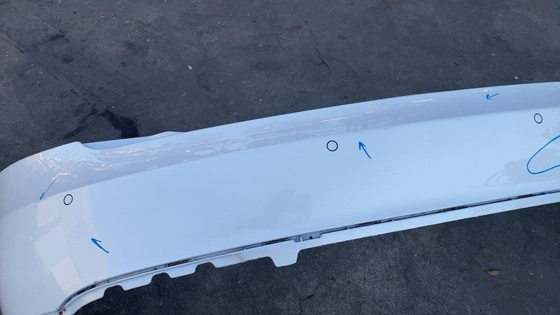 6008179-00-D ⭕  2012-2015 Tesla Model S Rear Bumper w/ Park Sensor Assembly OEM 6008179-00-D