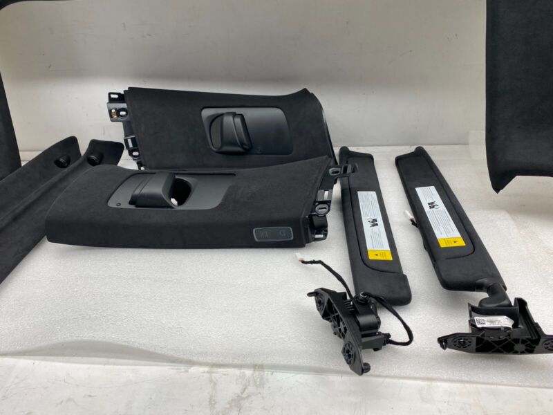 Does Not Apply 2016-2020 Tesla Model X Headliner A-Pillar + Upper B-Pillar w/ Sunvisor & Bezel