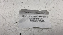 Rear Splash Panel/valance TESLA MODEL 3 23