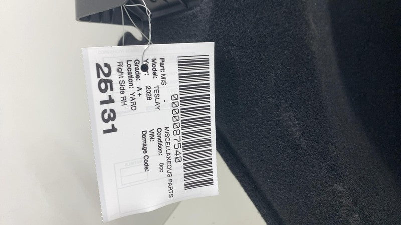 ⭕ 2025-2026 Model Y Rear Right Trunk Side Quarter Trim Cover Panel 193