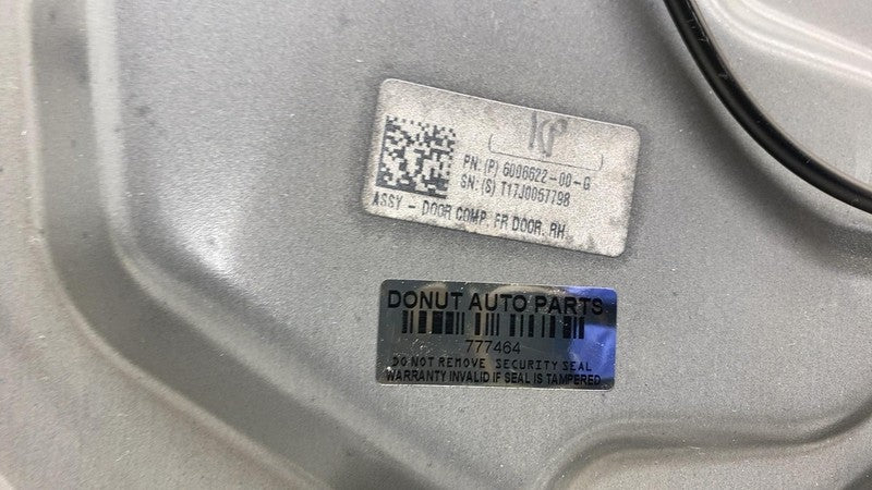 ⭕ 2016-2020 Tesla Model S Front Passenger Side Door Shell Panel Right 