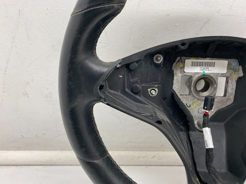1036774-00-C ⭕2012-2020 Tesla Model S X Driver Steering Wheel Black Assembly 1036774-00-C OEM
