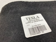 ⭕ 12-15 Model S Front Left Storage Compartment Extended Carpet Trim 1007319-00-C