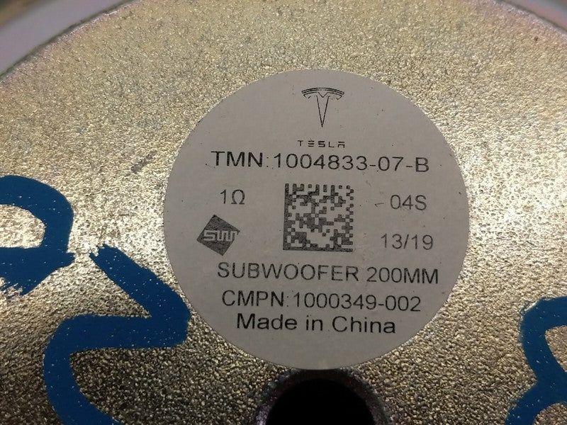 ⭕ 2012-2020 Model S Infotainment Audio Speaker Mid Subwoofer 200MM 100
