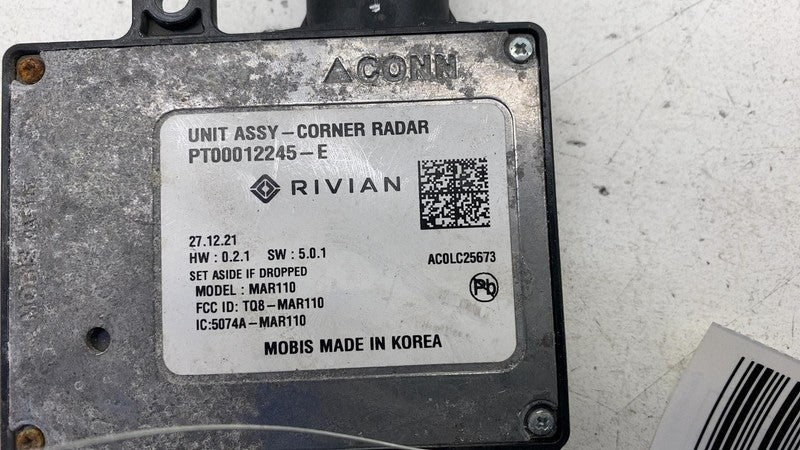 PT00012245E 2022 2023 2024 Rivian R1T R1S Rear Left or Right Blind Spot Radar Sensor Module