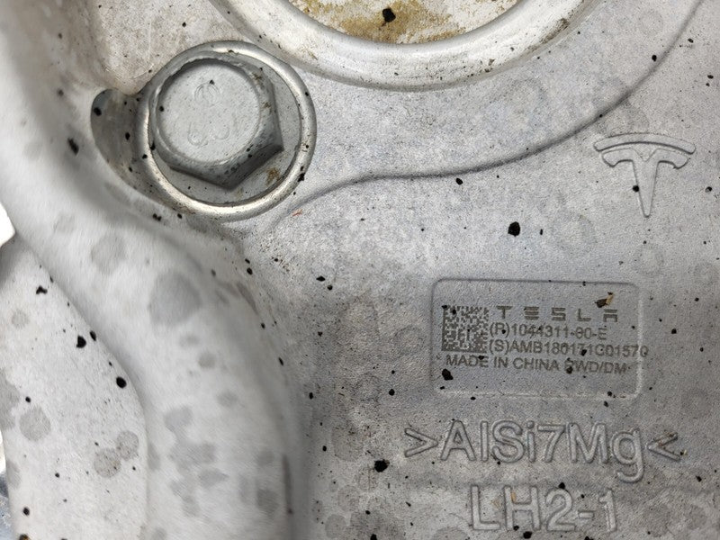 ⭕ 17-23 Model 3 Front Left Spindle Knuckle + Hub + Brake Disc Rotor 10