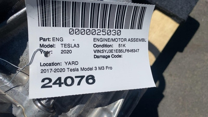 ⭕ 17-23 Tesla Model Y 3 Front Drive Unit Engine Electric Motor AWD 112