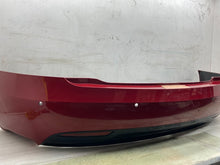 ⭕ 2016-2020 Tesla Model S MS Rear Bumper Cover Red w/ Park Sensor Holes Assembly