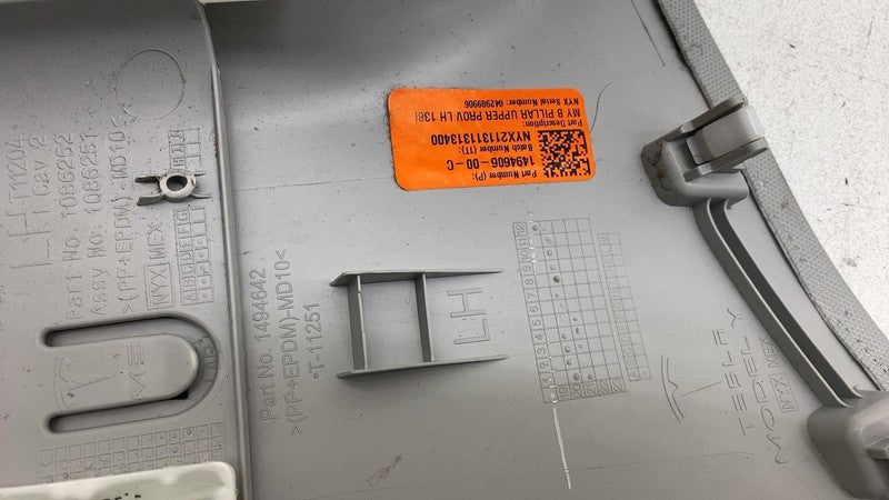 ⭕2020-2023 Model Y Driver Side B-Pillar Upper Trim Cover Panel Left 14