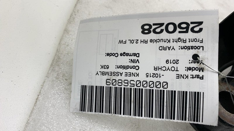 ⭕ 18-22 Toyota CHR Front Passenger Side Spindle Knuckle w/ Hub & Shield Right RH