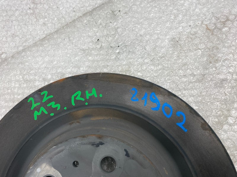 ⭕ 17-23 Tesla Model 3 Rear Passenger Side Brake Disc Rotor Base Cast Iron Right