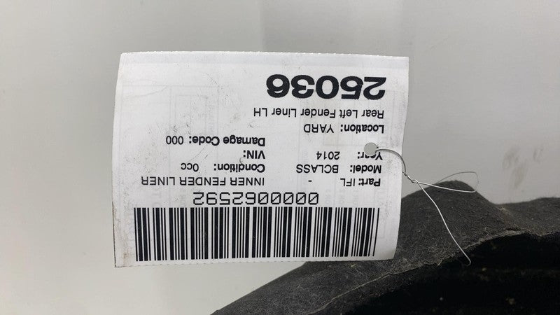A2426900330 ⭕ 2013-2018 Mercedes-Benz B-Class Rear Left Inner Wheel Fender Liner A2426900330