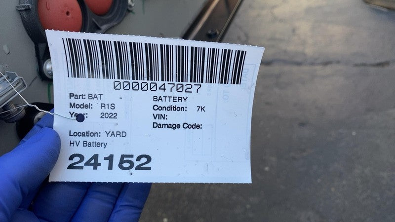 PT00057222 H 2022 2023 2024 Rivian R1S Large Battery Pack 141kWh Lithium HV Module Assembly