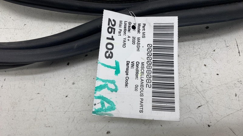 ⭕ 14-21 Maserati Ghibli Rear Trunk Deck Lid Body Weatherstrip Gasket Rubber Seal