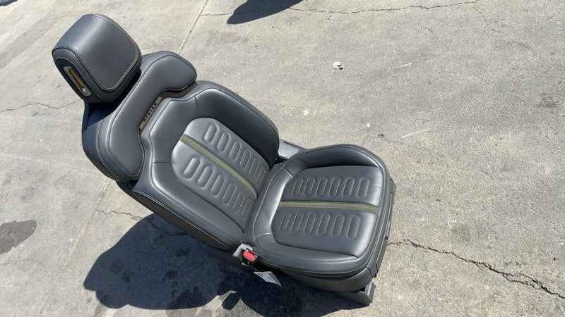 ⭕22-25 Rivian R1T R1S Front Driver Side 1st Row Seat Black Mountain Leather Left