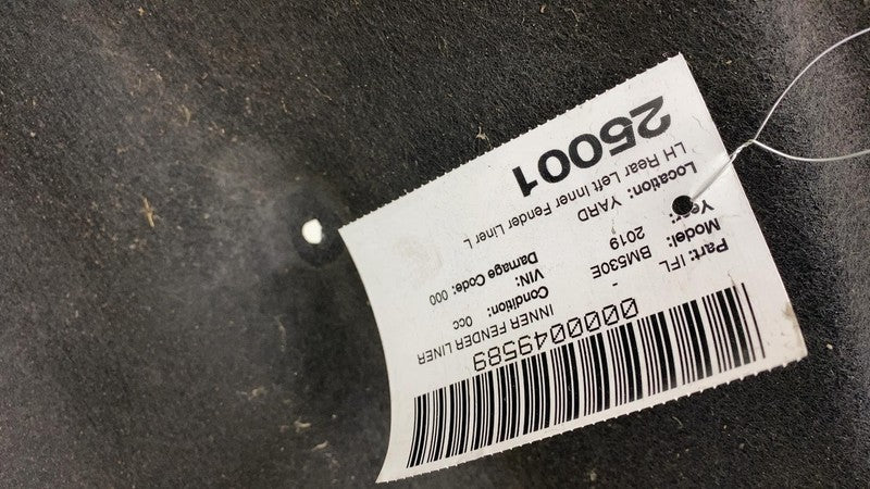 2017-2023 BMW 530e 530i G30 Rear Left Inner Fender Wheel Liner Splash Shield LH