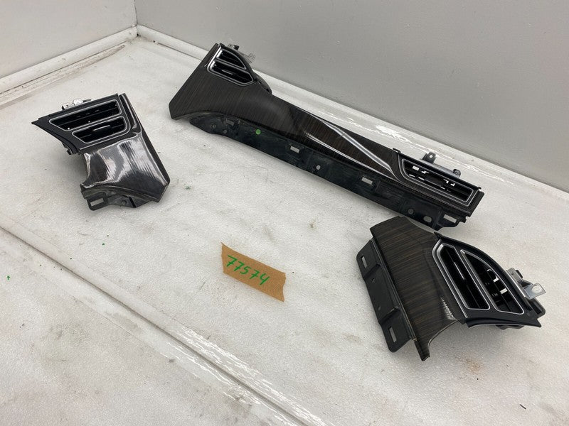 100451807F ⭕12-15 Model S SET of Dash A/C Air Vent Outlet Dashboard Trim Panel 1004518-07-F