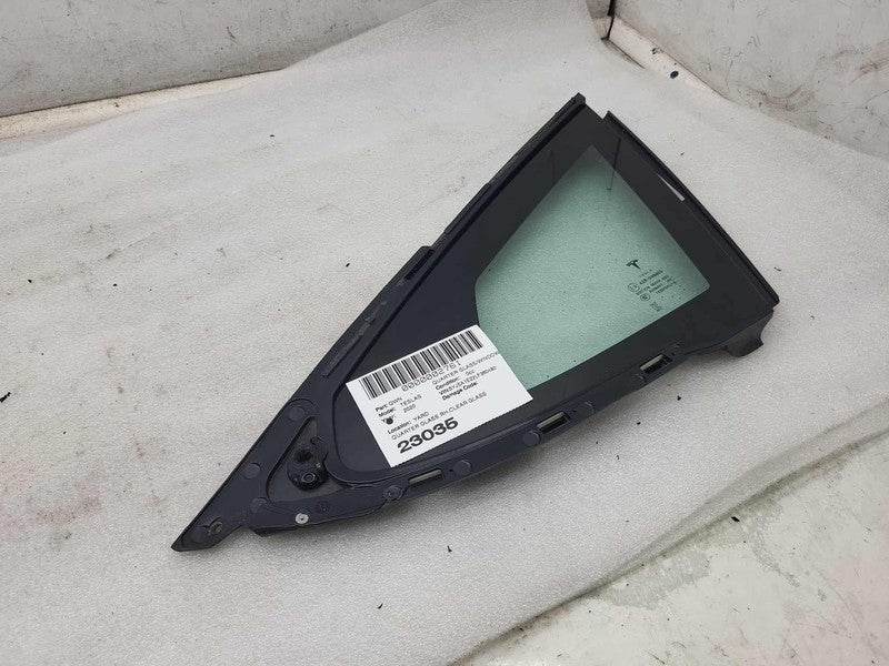 ⭕ 2012-2020 Tesla Model S Rear Passenger Side Quarter Fixed Glass Righ