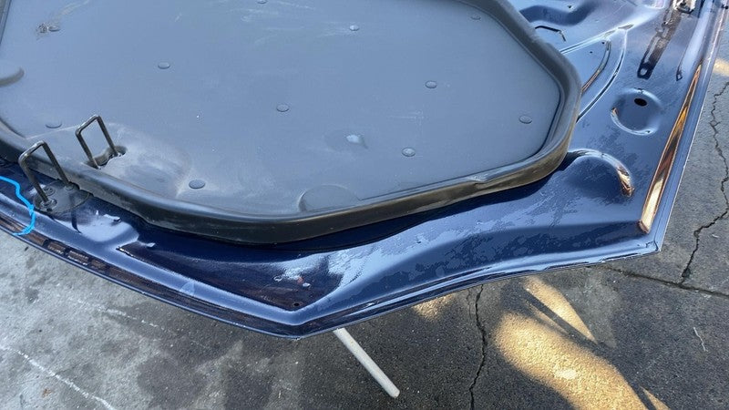 2012-2015 Tesla Model S Front Bonnet Hood Shell Panel w/ Insulation Liner - Blue