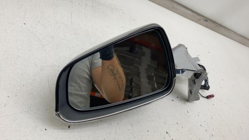 2012-2015 Tesla Model S Front Left Exterior Rear View Door Mirror Black - PBSB
