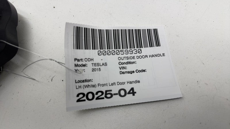 ⭕ 12-15 Tesla Model S Rear Driver Exterior Door Handle Gen 2.1 Outer L