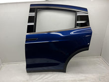⭕2016-2024 Tesla Model X Rear Left Driver Falcon Door Shell Panel LH Blue - PPSB