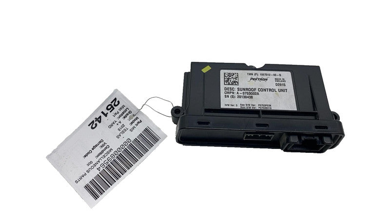 ⭕ 12-20 Model S MS Sunroof Controller Moon Roof Control Module Unit 1007512-00-B