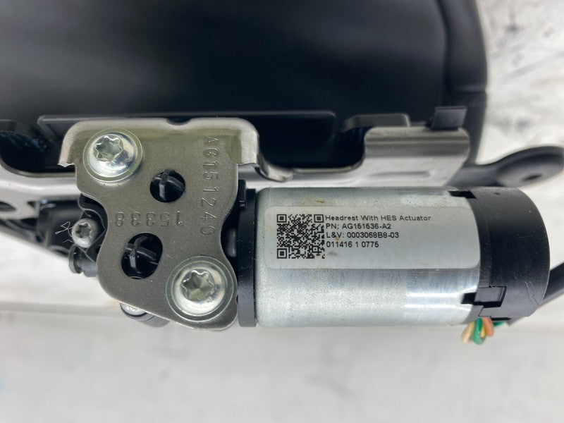 ⭕ 16-20 Model S MS Black Headrest & Adjuster Mechanism HES Actuator 10