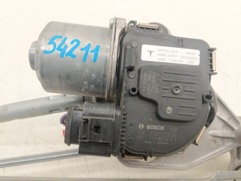 1076725 00 D ⭕ 2017-2023 Model 3 Front Windshield Wiper Motor Linkage Module OEM 1076725-00-D