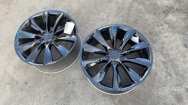 2012-2015 Tesla Model S MS PAIR of 21" Alloy Wheel Rim 21x8.5J + 40MM 