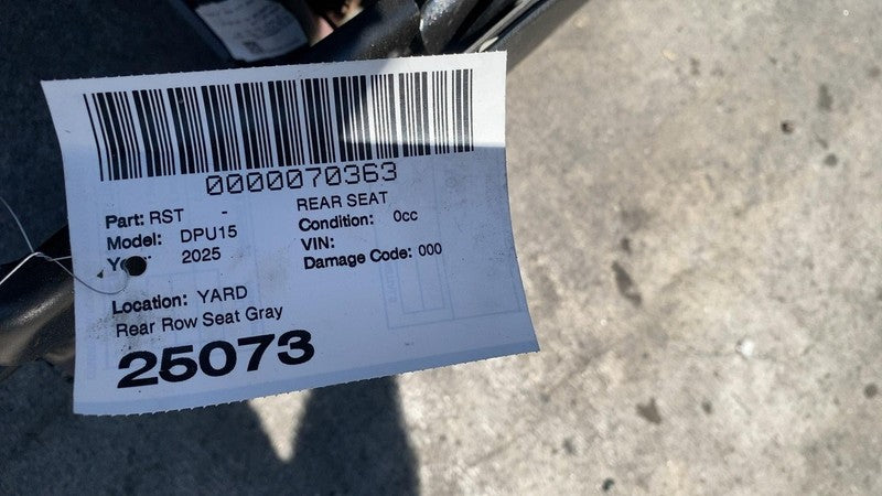 ⭕ 2019-2025 Ram 1500 Crew Cab Rear Left & Right 2nd Row Cloth Seat 5th Gen Gray