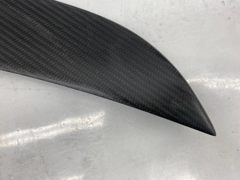⭕ 12-20 Model S Rear Trunk Liftgate Lid Spoiler Wing Carbon Fiber 1023