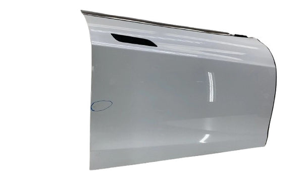 ⭕ 12-15 Tesla Model S Front Passenger Side Door Shell Panel Right White - PPSW